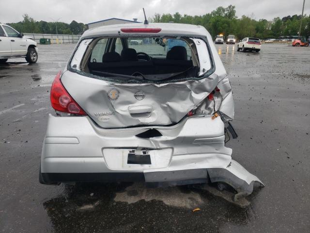 3N1BC13E69L460652 - 2009 NISSAN VERSA S SILVER photo 6