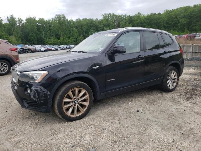 5UXWX9C54H0D97744 - 2017 BMW X3 XDRIVE28I BLACK photo 1