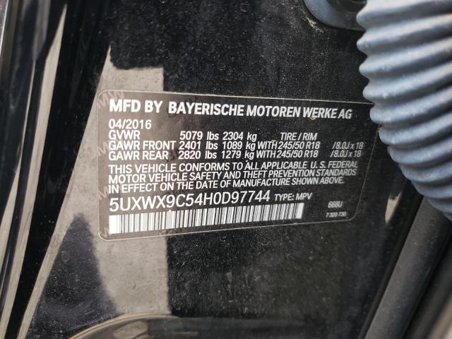 5UXWX9C54H0D97744 - 2017 BMW X3 XDRIVE28I BLACK photo 12