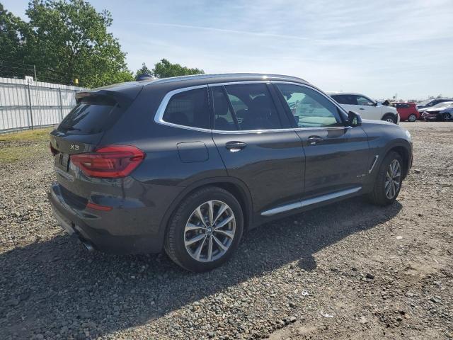 5UXTR9C52JLC68564 - 2018 BMW X3 XDRIVE30I CHARCOAL photo 3