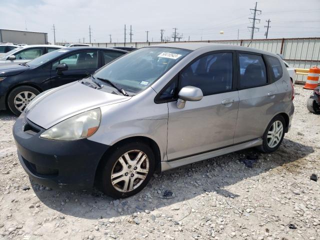 JHMGD37687S009945 - 2007 HONDA FIT S SILVER photo 1