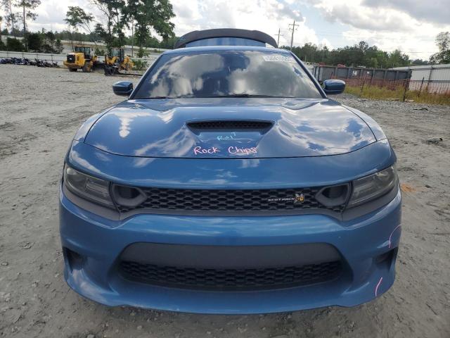 2C3CDXGJ1LH244317 - 2020 DODGE CHARGER SCAT PACK BLUE photo 5