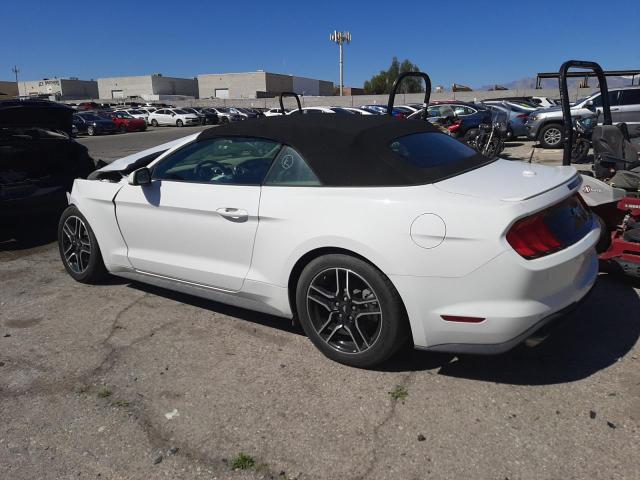 1FATP8UH0M5101058 - 2021 FORD MUSTANG WHITE photo 2