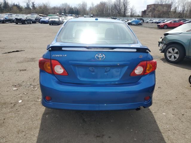 2T1BU4EE0AC285864 - 2010 TOYOTA COROLLA BASE BLUE photo 6