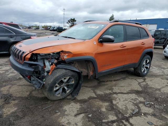 1C4PJMBS4EW281001 - 2014 JEEP CHEROKEE TRAILHAWK 橙色 照片 1