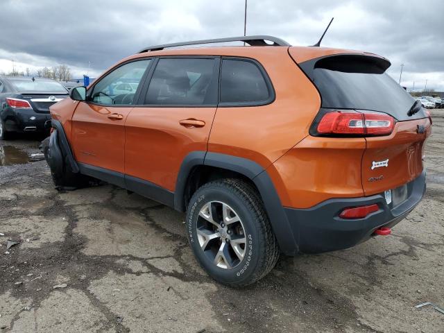 1C4PJMBS4EW281001 - 2014 JEEP CHEROKEE TRAILHAWK 橙色 照片 2