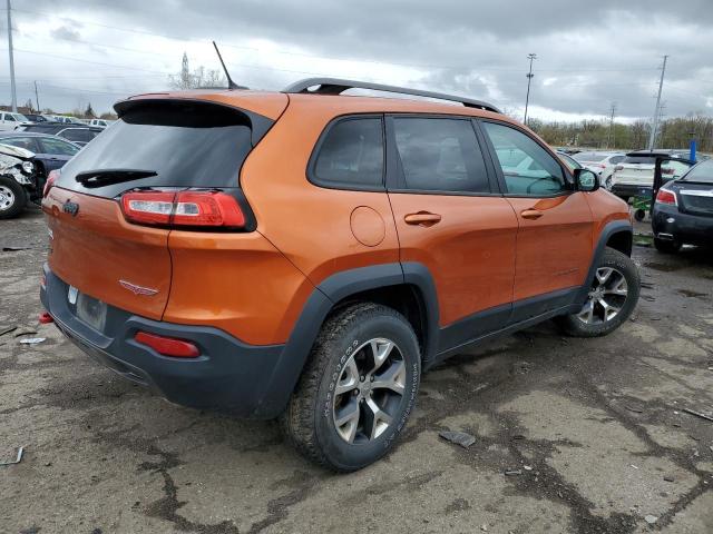 1C4PJMBS4EW281001 - 2014 JEEP CHEROKEE TRAILHAWK ORANGE photo 3