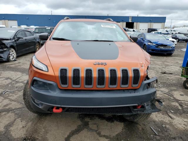 1C4PJMBS4EW281001 - 2014 JEEP CHEROKEE TRAILHAWK ORANGE photo 5