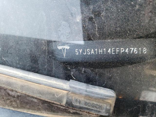 5YJSA1H14EFP47618 - 2014 TESLA MODEL S Qara foto 12