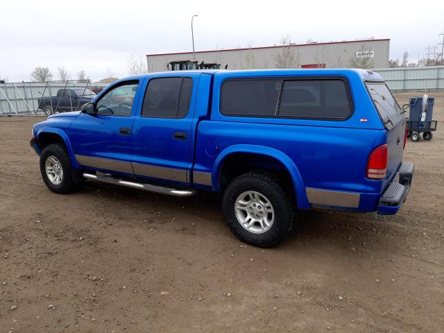 1B7GG2AN81S103186 - 2001 DODGE DAKOTA QUAD BLUE photo 2