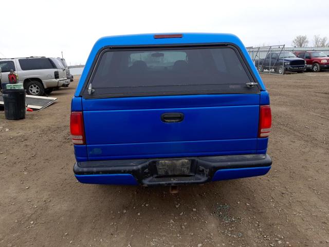 1B7GG2AN81S103186 - 2001 DODGE DAKOTA QUAD BLUE photo 6