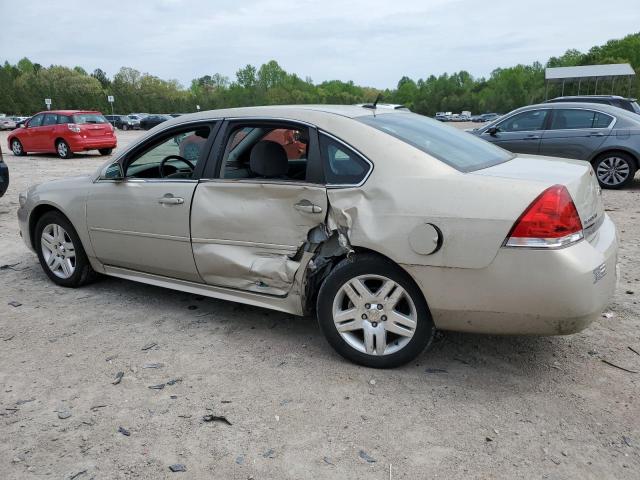 2G1WB5EK9B1258965 - 2011 CHEVROLET IMPALA LT TAN photo 2