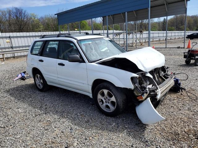 JF1SG65633H721865 - 2003 SUBARU FORESTER 2.5XS Blanc photo 4