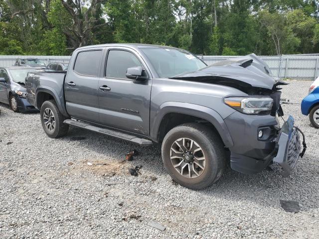 3TMAZ5CN2LM129891 - 2020 TOYOTA TACOMA DOUBLE CAB GRAY photo 4