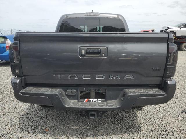 3TMAZ5CN2LM129891 - 2020 TOYOTA TACOMA DOUBLE CAB GRAY photo 6