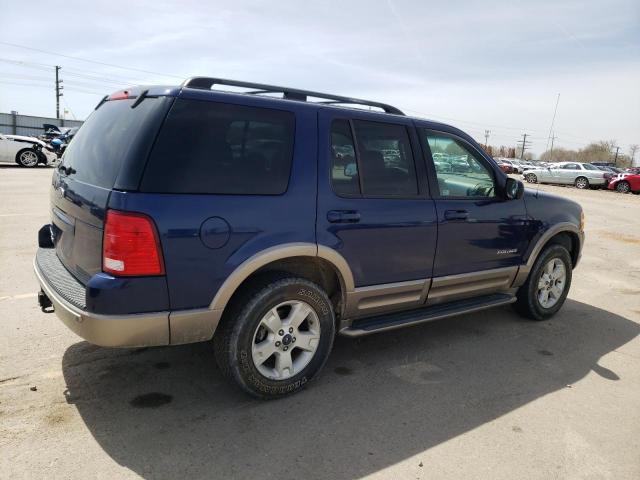 1FMDU74K54UA73837 - 2004 FORD EXPLORER EDDIE BAUER BLUE photo 3