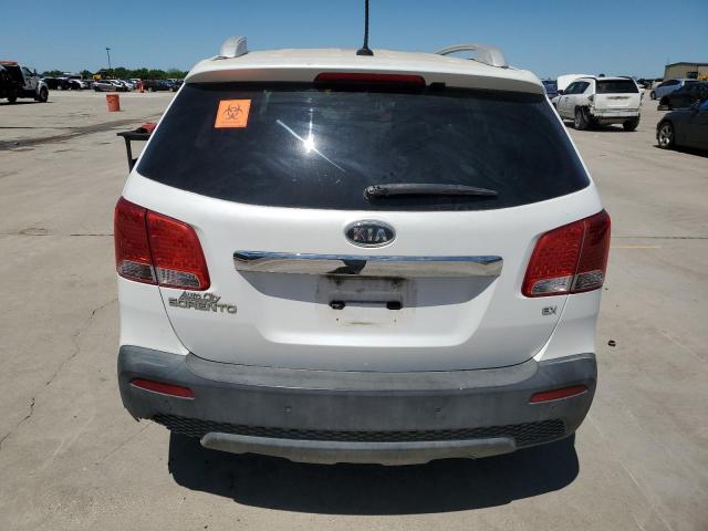 5XYKU3A14BG031450 - 2011 KIA SORENTO EX WHITE photo 6