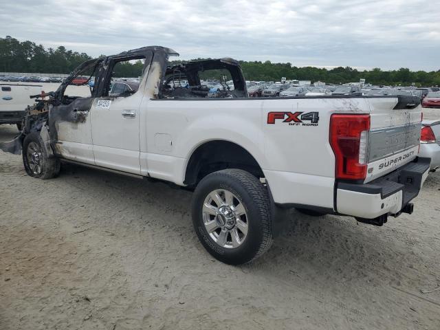1FT8W3BT6KED61023 - 2019 FORD F350 SUPER DUTY WHITE photo 2