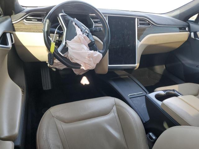 5YJSA1E11GF175138 - 2016 TESLA MODEL S BLUE photo 8