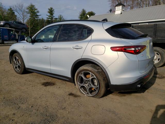 ZASPAKBN9N7D26823 - 2022 ALFA ROMEO STELVIO TI SILVER photo 2