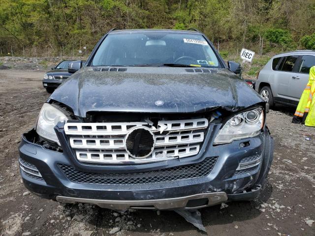 4JGBB8GB7BA735110 - 2011 MERCEDES-BENZ ML 350 4MATIC BLACK photo 5