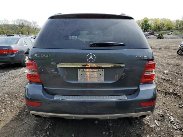 4JGBB8GB7BA735110 - 2011 MERCEDES-BENZ ML 350 4MATIC BLACK photo 6
