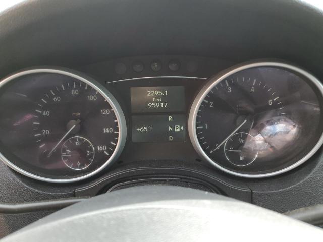 4JGBB8GB7BA735110 - 2011 MERCEDES-BENZ ML 350 4MATIC BLACK photo 9