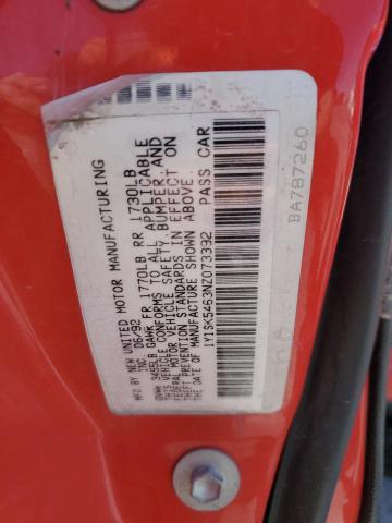 1Y1SK5463NZ073392 - 1992 GEO PRIZM BASE RED photo 12