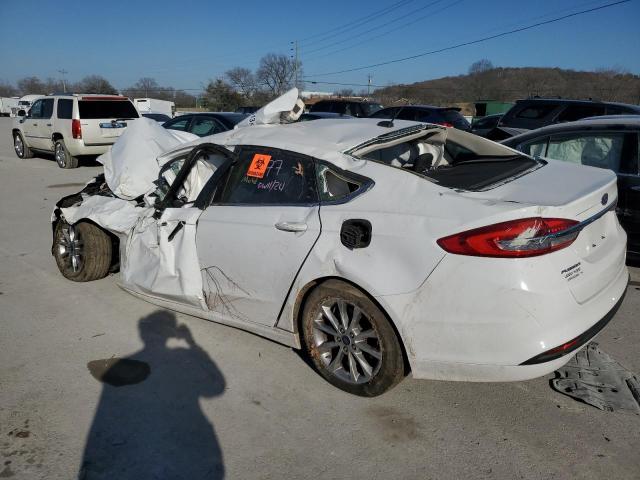 3FA6P0H77HR316777 - 2017 FORD FUSION SE WHITE photo 2