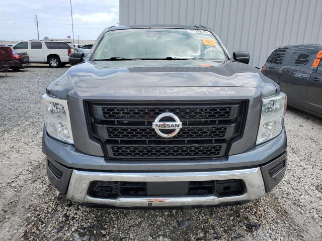 1N6AA1EE2MN535610 - 2021 NISSAN TITAN S GRAY photo 5