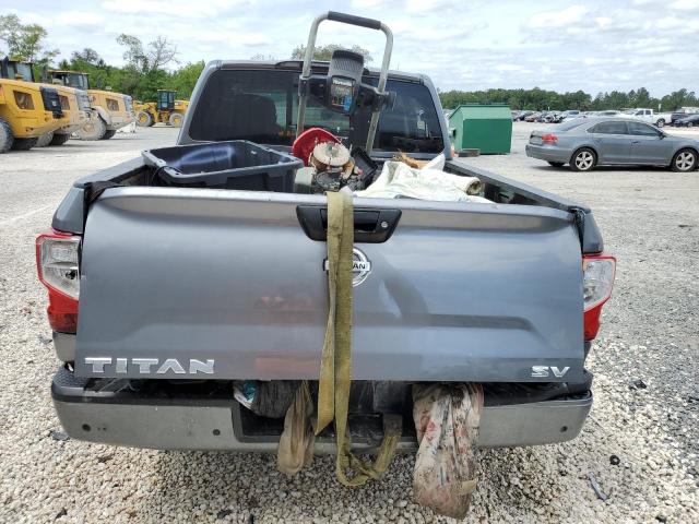 1N6AA1EE2MN535610 - 2021 NISSAN TITAN S GRAY photo 6