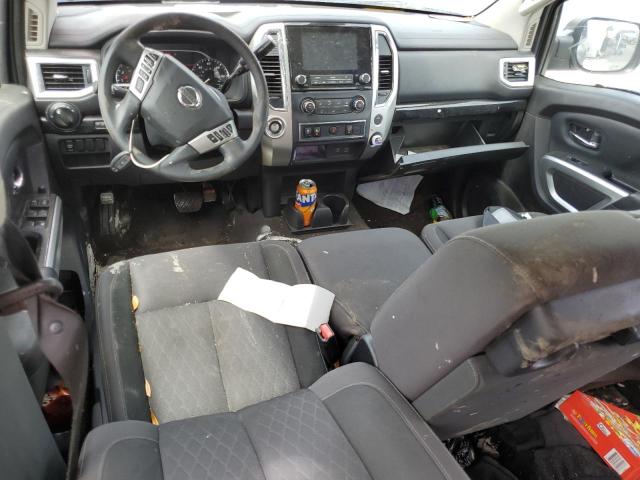 1N6AA1EE2MN535610 - 2021 NISSAN TITAN S GRAY photo 8