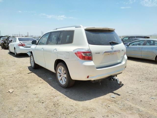 JTEEW44AX82013297 - 2008 TOYOTA HIGHLANDER HYBRID LIMITED WHITE photo 3