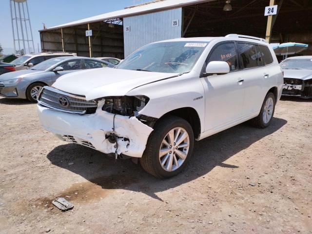 JTEEW44AX82013297 - 2008 TOYOTA HIGHLANDER HYBRID LIMITED WHITE photo 9