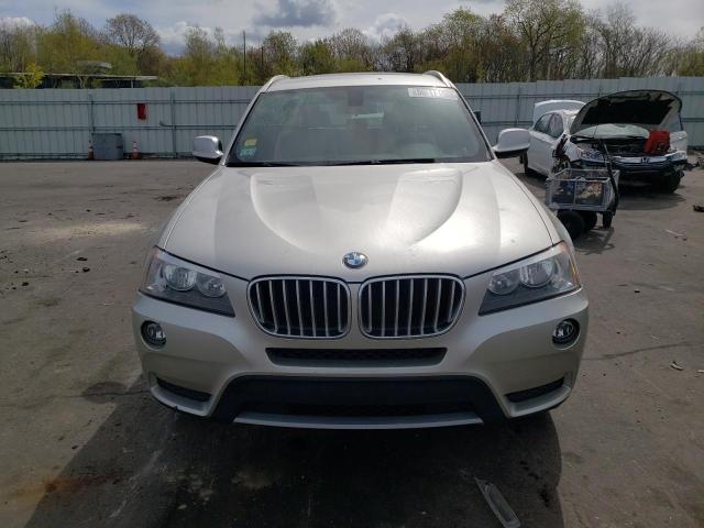 5UXWX9C52D0D03340 - 2013 BMW X3 XDRIVE28I CREAM photo 5