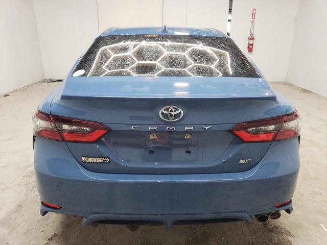 4T1G11AK5PU096613 - 2023 TOYOTA CAMRY SE NIGHT SHADE BLUE photo 6
