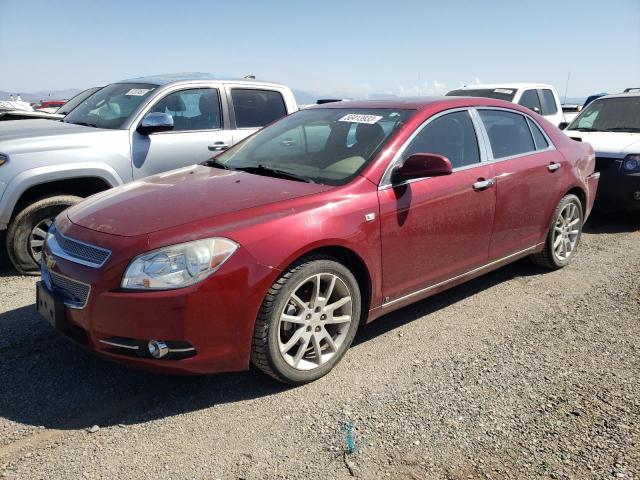 1G1ZK57758F182233 - 2008 CHEVROLET MALIBU LTZ მუქწითელი ფოტო 1