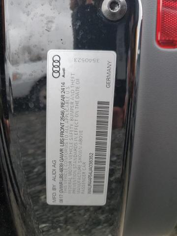 WAUR4AF54JA036352 - 2018 AUDI S5 PRESTIGE BLACK photo 12