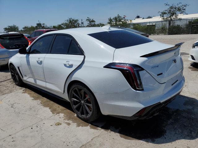 1G6D75RP8N0410341 - 2022 CADILLAC CT4-V BLACKWING WHITE photo 2