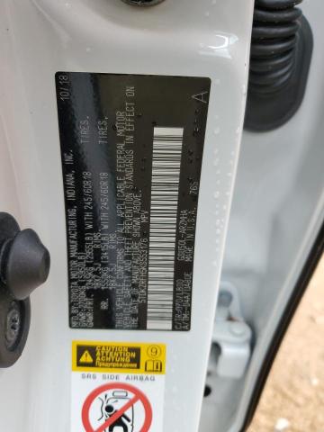 5TDKZRFH5KS553176 - 2019 TOYOTA HIGHLANDER SE WHITE photo 13