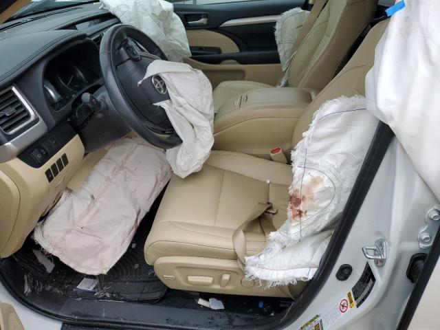 5TDKZRFH5KS553176 - 2019 TOYOTA HIGHLANDER SE WHITE photo 7