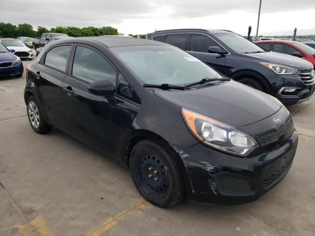 KNADM5A32D6269385 - 2013 KIA RIO LX BLACK photo 4