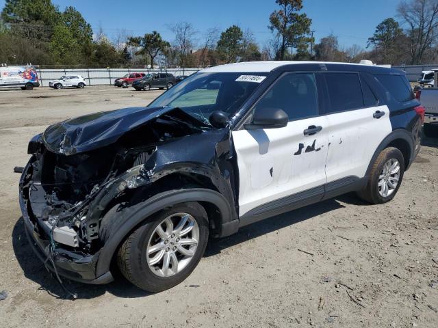 1FM5K8AB8LGB85548 - 2020 FORD EXPLORER POLICE INTERCEPTOR 双色 照片 1