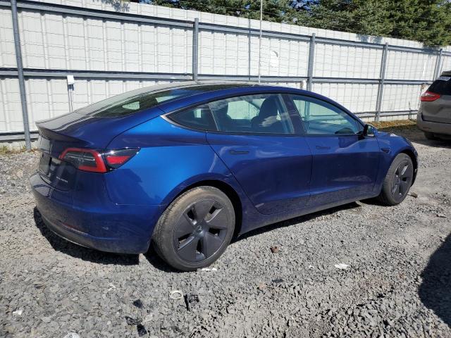 5YJ3E1EB0PF599105 - 2023 TESLA MODEL 3 BLUE photo 3