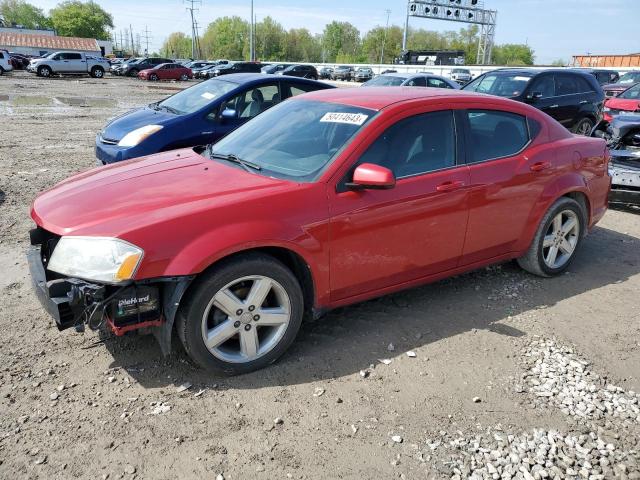 1C3CDZCB5DN680428 - 2013 DODGE AVENGER SXT RED photo 1