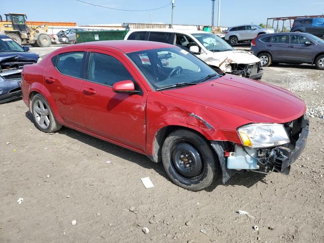 1C3CDZCB5DN680428 - 2013 DODGE AVENGER SXT RED photo 4