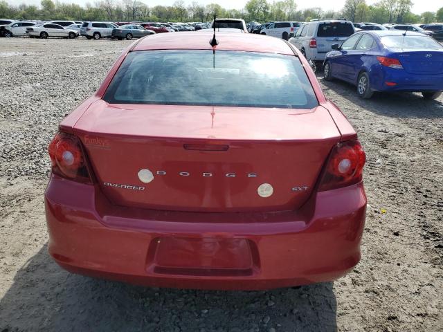 1C3CDZCB5DN680428 - 2013 DODGE AVENGER SXT RED photo 6