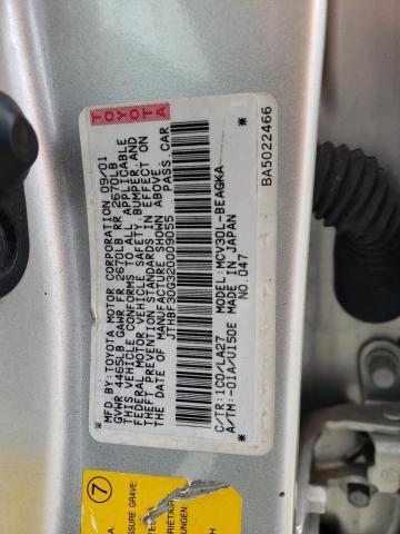 JTHBF30G320009055 - 2002 LEXUS ES 300 SILVER photo 12