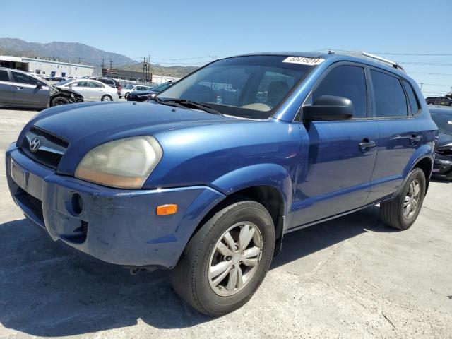 KM8JM12B89U988143 - 2009 HYUNDAI TUCSON GLS BLUE photo 1