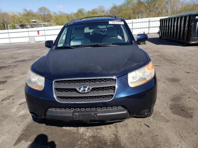 5NMSG13D58H175820 - 2008 HYUNDAI SANTA FE GLS BLUE photo 5